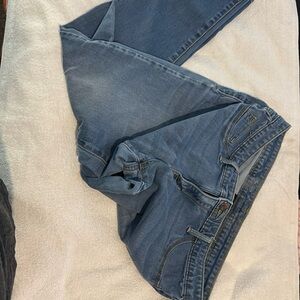Mid rising denim leggings, with stretch size 12